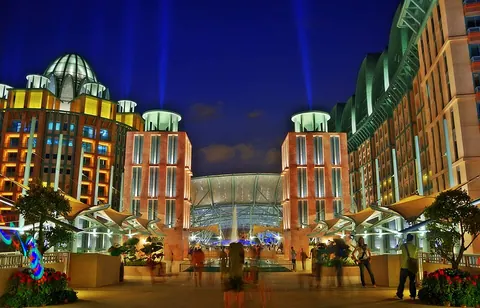 Resorts World Sentosa exterior in 2010, not the Visions of Magic installation