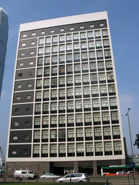 Historic 2007 photo of Hong Kong City Hall High Block; one festival venue, not the 2026 event.