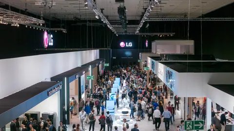LG exhibition at IFA Berlin 2018; archival photograph, not the current edition